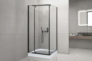 Душевой уголок Royal Bath HPV RB90HPV-T-BL 90x90см чёрный